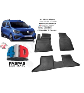 RENAULT KANGOO EXPRESS ARACA ÖZEL 4D HAVUZLU PASPAS OMSA 2020 2021 2022 2023