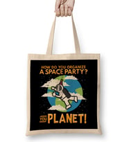 How Do You Organize a Space Party You Planet! Pun Bez Çanta Uzun Saplı