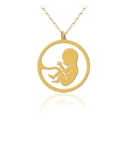 Yeni Hayat Gümüş Anneler Günü Kolyesi (Gold)