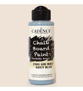 Cadence Chalkboard Paint Karatahta Boyası 120 ml. 2580 Gri Mavi 