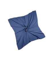 Mısırlı Eşarpları Medine Ipeği Büyük Boy Eşarp 110x110 Cm (İndigo)