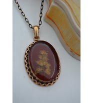 STONEAGE JEWELLERY Gerçek Çiçek Kolye
