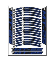 YAMAHA MAVİ BASKI MT-25 UYUMLU JANT ŞERİDİ