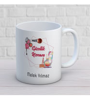 KİŞİYE ÖZEL GÜZELLİK UZMANI MESLEK KUPA BARDAK