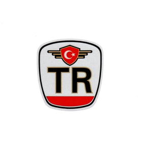 Tr Sticker Türkiye Sticker Yeni Nesil Simli Parlak Sticker