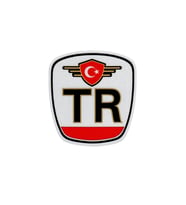 Tr Sticker Türkiye Sticker Yeni Nesil Simli Parlak Sticker