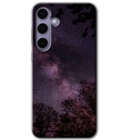 Galaxy S24 Plus Kılıf HD Desen Baskılı Kılıf - Gece Galaksi