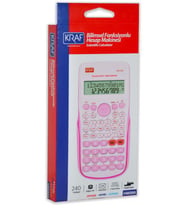 Kraf Bilimsel Fonksiyonlu Hesap Makinesi Pembe HM300