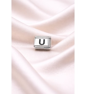 U Harfli Charm Paslanmaz Çelik Harf Charm Kişiye Özel Bileklik Aksesuarı