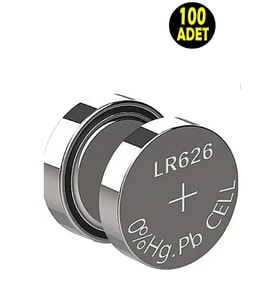 100 ADET AG4 LR626 377A V377 SR626 177 LR66 606 SR626SW lin 1.5V Düğme Pil