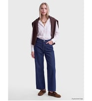 LCW Modest İndigo Wideleg Kadın Jean Pantolon