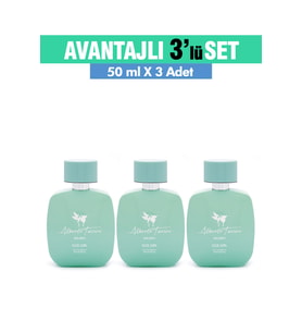 3'Lü Set Alberto Taccini  Nice Girl Kadın Parfüm 50 ml