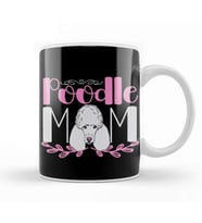 Poodle Mom Dog Mama Kupa Bardak Porselen