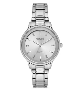 Ferrucci FC13863M.1 Gümüş Renk 35 mm Kadın Kol Saati-F681