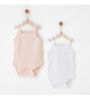 Andywawa Ac26760 Special Modal 2li Askılı Body Pink White