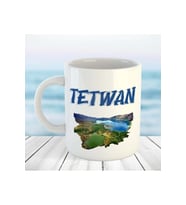 Tatvan Kürtçe Porselen Kupa - Tetwan Kupası (Beyaz)