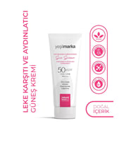 YEŞİL MARKA LEKE KARŞITI AYDINALTICI GÜNEŞ KREMİ 50 SPF