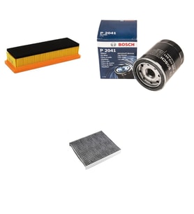Bosch Filtre Bakım Seti Fiat Punto Evo 1.4 Benzinli 77 Beygir Hava + Yağ F. + Polen Filtre Bosch