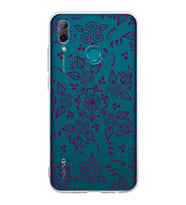 Huawei P Smart 2019  Kamera korumalı Kapak Nostalji Desen Tasarımlı  Şeffaf Kılıf
