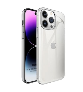 Microsonic Apple iPhone 14 Pro Kılıf Non Yellowing Crystal Clear Sararma Önleyici Kristal Şeffaf (Renksiz)