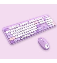 Hello Bear Mor Klavye Mouse Set