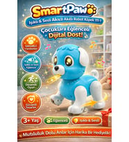 SmartPaw Sesli Işıklı Akıllı Robot Köpek Çocuklara Eğlenceli Dijital Dost! (Mavi)