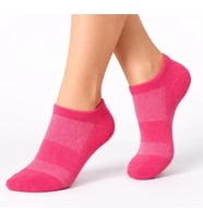 Düz Renk Kadın Patik Çorap (Pembe)