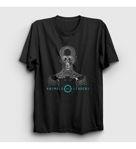 Presmono Unisex Siyah Madness Animals As Leaders T-Shirt 523048tt