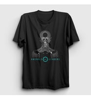 Presmono Unisex Siyah Madness Animals As Leaders T-Shirt 523048tt