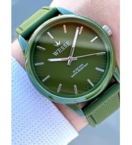 Wesse Silikon Kordon 50 Mt Suya Dayanıklı Plastik Kasa Genç Unisex Spor Kol Saati WWG.2093.04