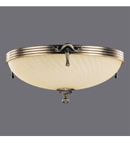 Avize Çarşısı Omega  Ananas Camlı Eskitme Plafonyer Avize BS.3035-52-45 A