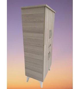 Çok Amaçlı 18211 Dolap CORDOBA Model Hard Parlak Suntalem180 Demonte 4raf El Yapı (Ceviz)
