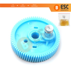 New Holland TD Traktör İçin Kabin Ön Silecek Motor Milli Burçlu Dişli 50031360.Diş:71; Çapı:46.80 mm