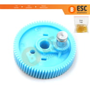 New Holland TD Traktör İçin Kabin Ön Silecek Motor Milli Burçlu Dişli 50031360.Diş:71; Çapı:46.80 mm