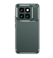 Xiaomi Mi 14T Pro Kılıf Auto Focus Karbon Kapak - Koyu Yeşil