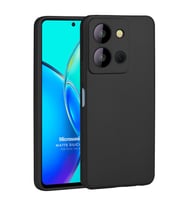 Microsonic Matte Silicone Vivo Y36 Kılıf Siyah (Siyah)