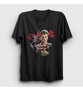 Presmono Unisex Siyah Bloodsport V2 Film Jean Claude Van Damme T-Shirt 258881tt