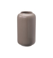 Seramik Vazo, Koyu Gri-Bej, 22 cm