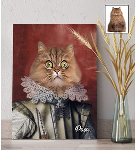 Kişiye Özel Evcil Hayvan Kanvas Tablo, Pet Tablo 30x50 cm