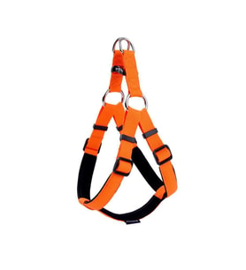 Actirex Neon Yumuşak Doku Ayarlanır Köpek Göğüs Tasması Orange XS 3-5 Kg Olan Köpek (Turuncu)