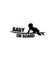 Baby On Board Arabada Bebek Var Oto Sticker Siyah 20*7 Cm
