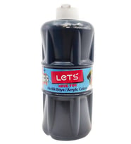 Lets Akrilik Boya 500 ml Siyah