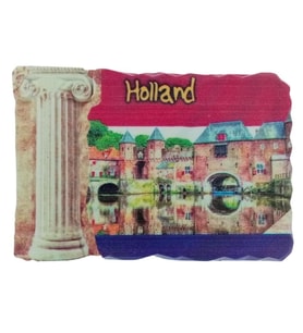 Hollanda Temalı Sütun Magnet (Karışık)