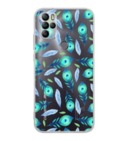 PrintiFy General Mobile GM 21 Pro ile Uyumlu Nazar Boncuğu 3  Kamera Korumalı Şeffaf Silikon Kılıf