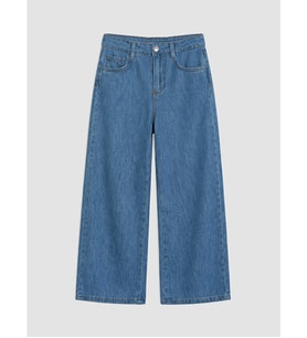 LC WAIKIKI İndigo Wideleg Kız Çocuk Jean Pantolon