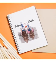 Anne Kız Tasarımlı Defter Kişiye Özel