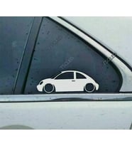 New Beetle 1998-2011 Kelebek Cam Araba oto Sticker 19 cm 2 Adet