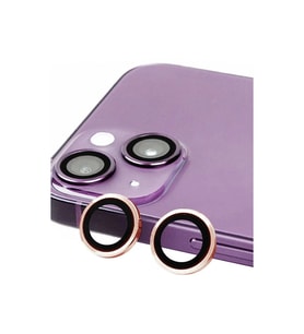 Apple iPhone 13 Mini Raze Metal Kamera Lens - Pembe