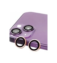 Apple iPhone 13 Mini Raze Metal Kamera Lens - Pembe