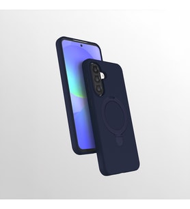 Galaxy A56 Kılıf Magsafe Şarj Özellikli Standlı Sensitive Touch Samara Kapak (Lacivert)